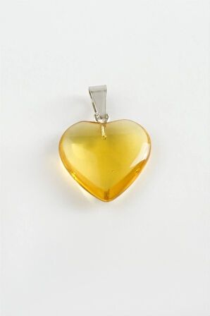 Kuvars Kalpli Doğaltaş Kolye Ucu