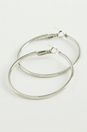 Metal Halka Küpe 4 cm