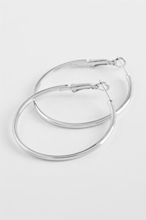Metal Halka Küpe 3,5 cm