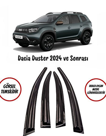 Renault Duster 2024 Ve Sonrası Cam Rüzgarlığı 4lü