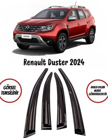 Renault Duster 2024 Ve Sonrası Cam Rüzgarlığı 4lü
