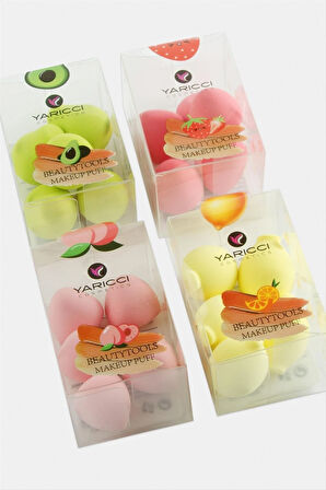 5 Adet Meyveli Minik Makyaj Süngeri