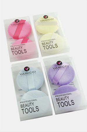 2 Adet Yuvarlak Makyaj Süngeri