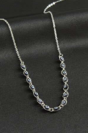 Nazarlı Mineli Kolye