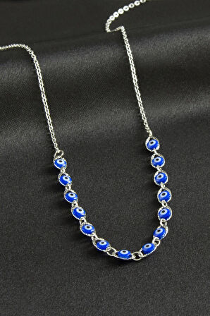 Nazarlı Mineli Kolye