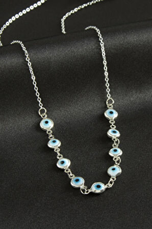 Nazarlı Mineli Kolye