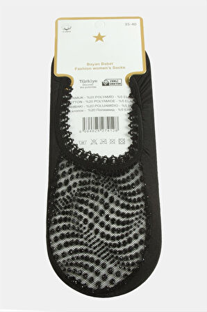 Noktalı Dantel Babet Çorap