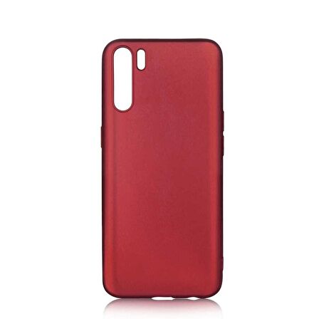 Smcase Oppo Reno3 Kılıf Lüks Mat Silikon  Nano Ekran Koruyucu