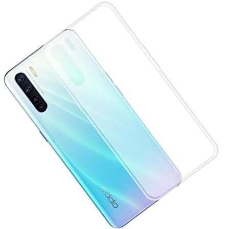 Smcase Oppo Reno3 Kılıf Lüks Silikon  Nano Ekran Koruyucu