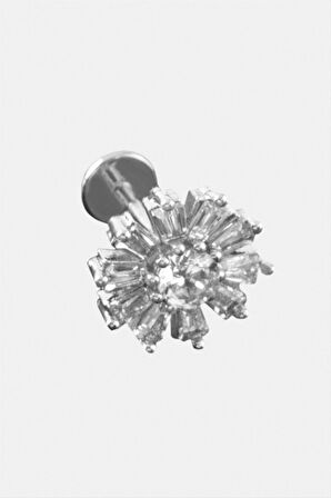 Tragus Zirkon Taşlı  Piercing 1 Adet