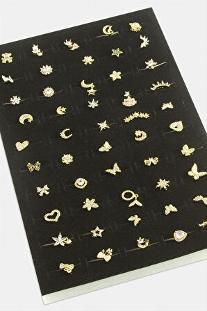 Tragus Zirkon Taşlı  Piercing 1 Adet