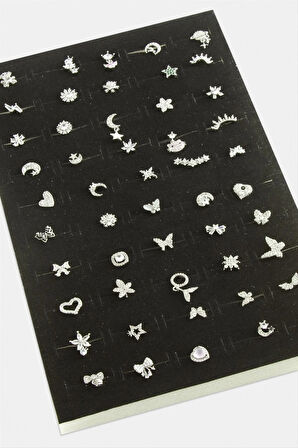 Tragus Zirkon Taşlı  Piercing 1 Adet