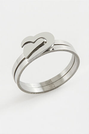 Kalp Çift Yüzük