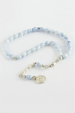 Mısır Kesim Cam Taş Tesbih 7 mm