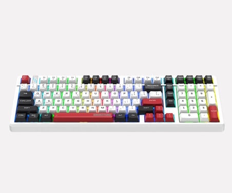 BRONZTURQ MK1176 3N1(Wired + 2.4G + Bluetooth	) RGB  101 TUŞLU ANTİ-GHOSTİNG MEKANİK KLAVYE
