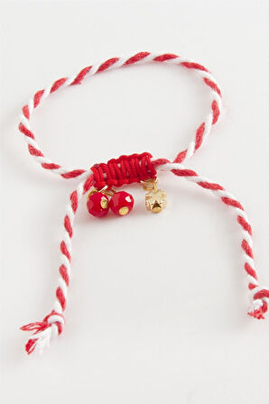 Yonca Kristal Marteniçka Makrome İp Bileklik