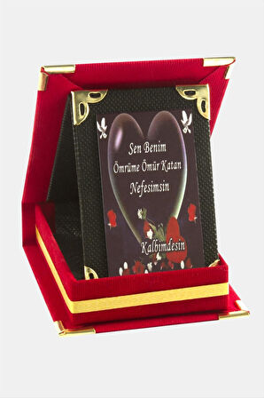 Sen Benim Ömrüme Ömür Katan Nefesimsin Plaketi