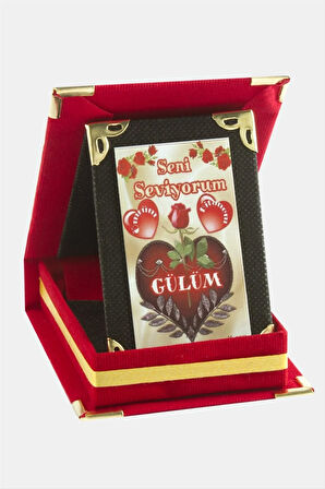 Seni Seviyorum Gülüm Plaketi