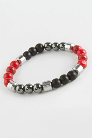 Ceyt Hematit Onix Doğaltaş Bileklik