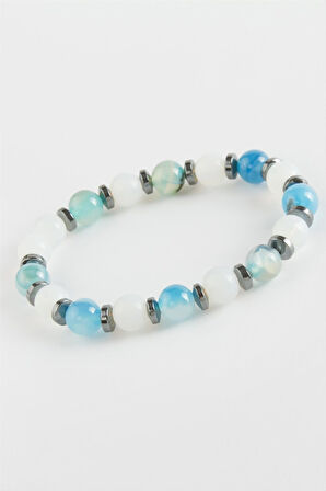 Akik Ay Taşı Doğaltaş Bileklik