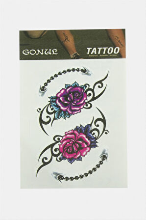 Gül Tattoo Dövme Sticker