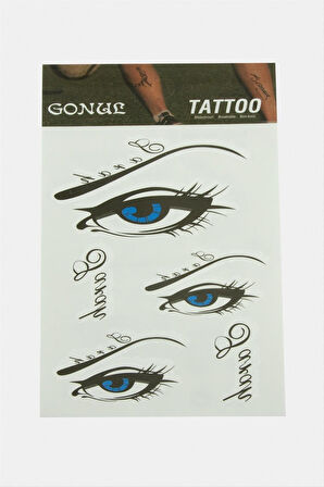 Göz Tattoo Dövme Sticker