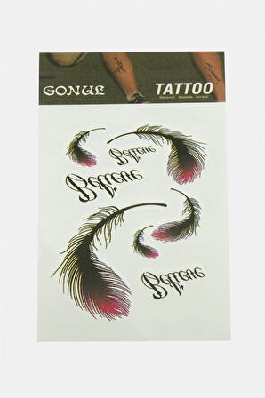 Yaprak Tattoo Dövme Sticker