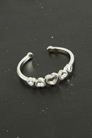 Karışık Lüx Çelik Eklem Yüzük 1 Adet