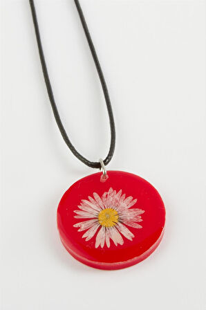 Papatya Epoksi Kolye