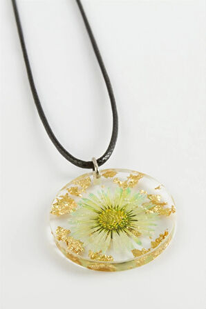 Papatya Epoksi Kolye