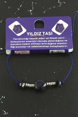 Kalp Karışık Doğaltaş Bileklik