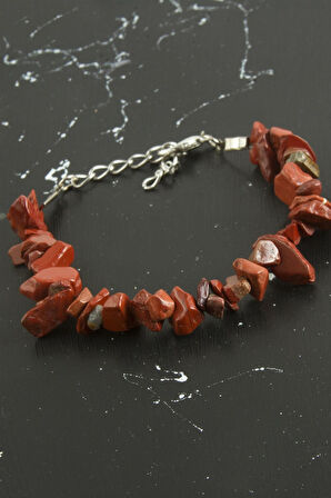 Jasper Kırık Doğaltaşlı Bileklik