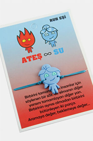 Ateş ve Su İp Bileklik