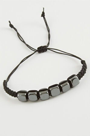 Küp Hematit Doğal Taş Bileklik
