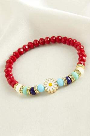 Papatya Kristal Trend Bileklik