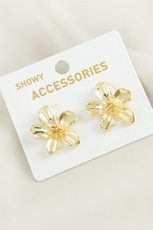 Orkide Trend Metal Küpe