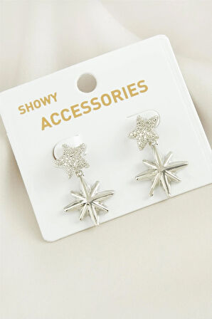 Yıldız Trend Metal Küpe