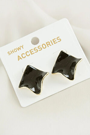 Kare Trend Mineli Küpe