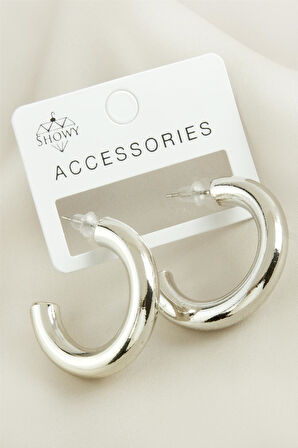 Boru Trend Halka Metal Küpe