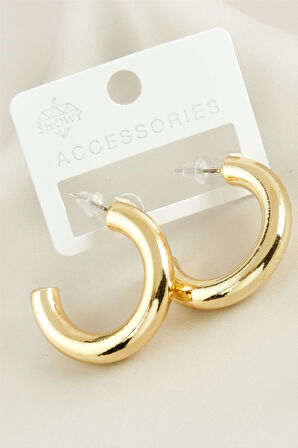 Boru Trend Halka Metal Küpe