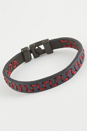 Labirent Kaliteli Suni Deri Bileklik