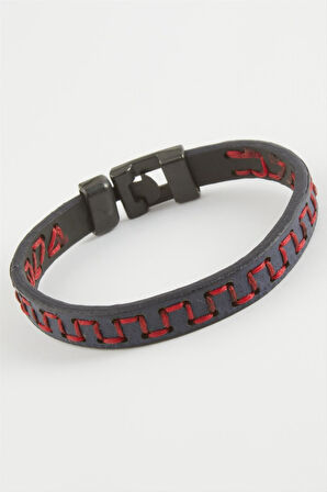 Labirent Kaliteli Suni Deri Bileklik