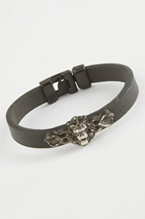 Aslan Kaliteli Suni Deri Bileklik