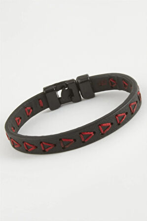 Üçgen İpli Kaliteli Suni Deri Bileklik