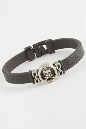 Kuru Kafa Kaliteli Suni Deri Bileklik