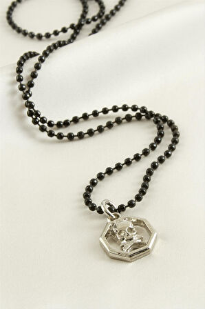 Kuru Kafa Top Zincirli Erkek Kolye