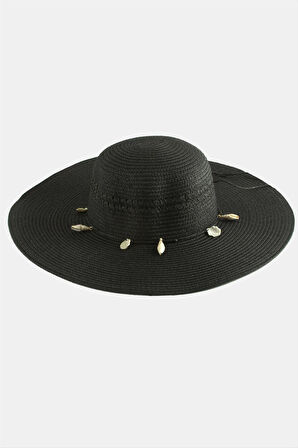 Deniz Kabuğu Hasır Şapka