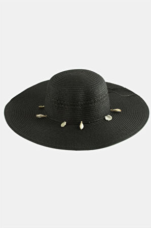 Deniz Kabuğu Hasır Şapka