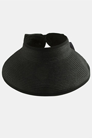 Cırtcırtlı Hasır Plaj Şapkası