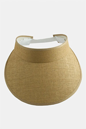 Kasketli Hasır Tennis Şapkası